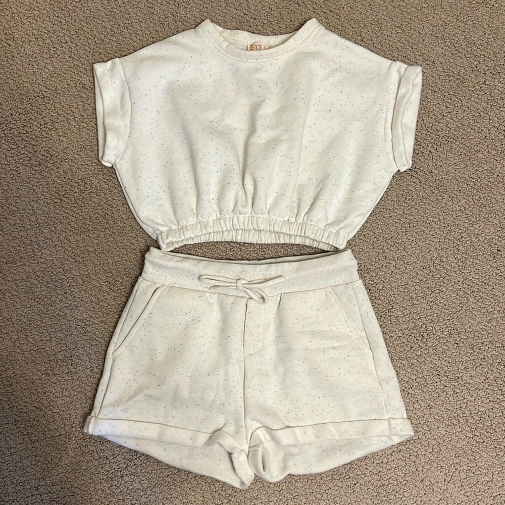 Beach Riot Cream Speckled Set